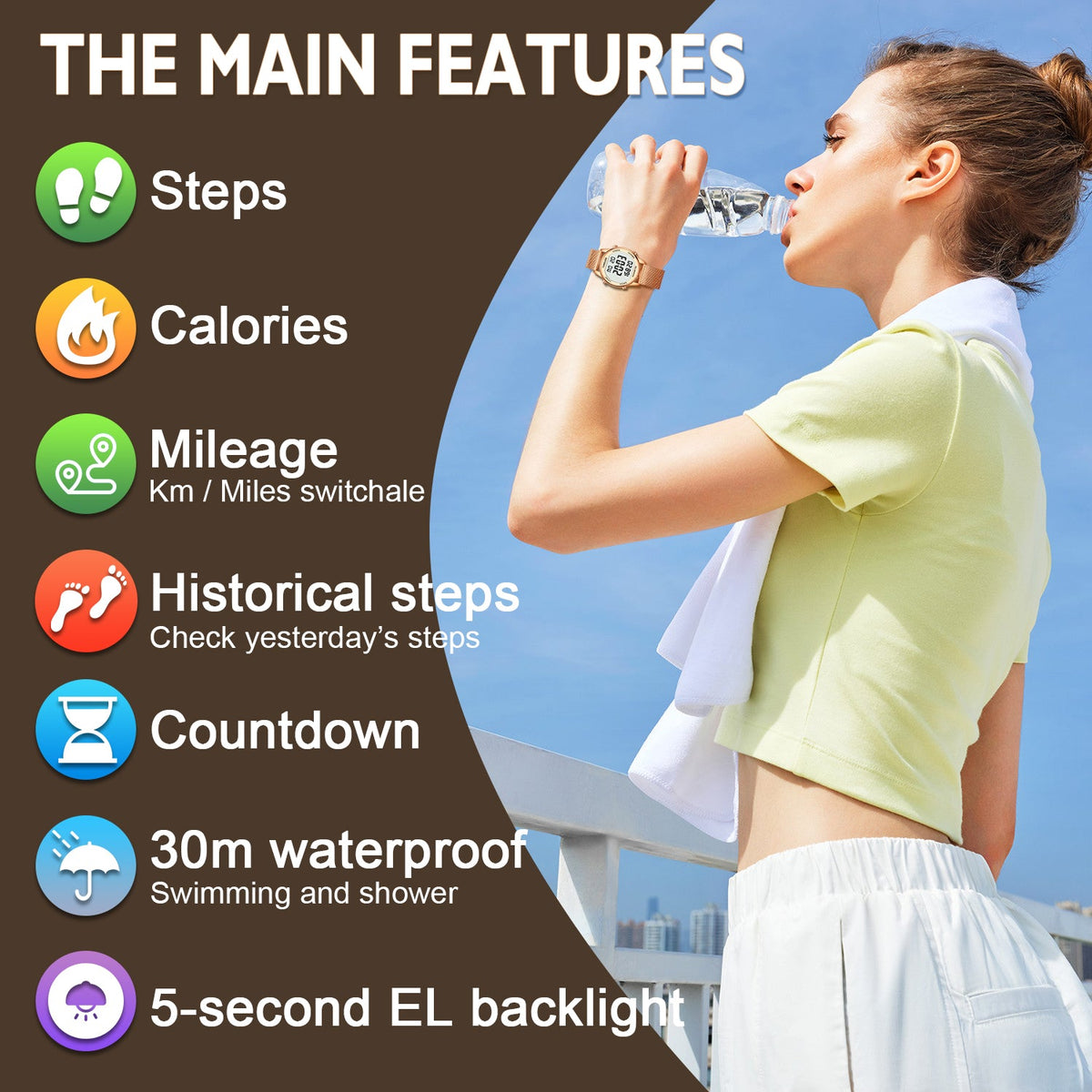 Stepli Pedometer Watch