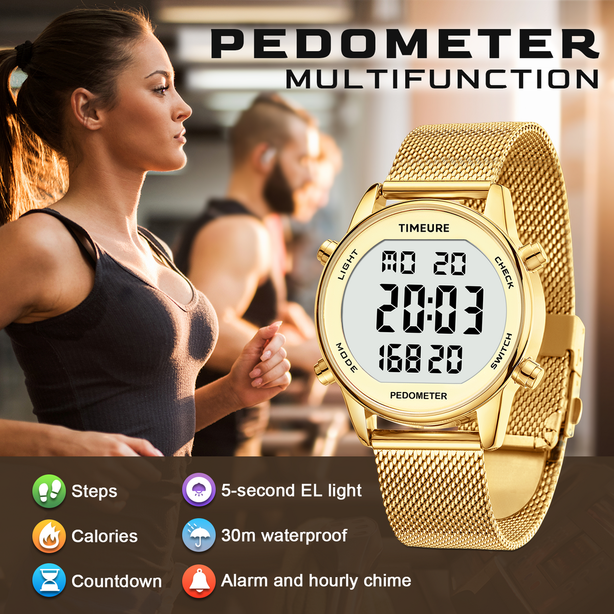 Stepli Pedometer Watch