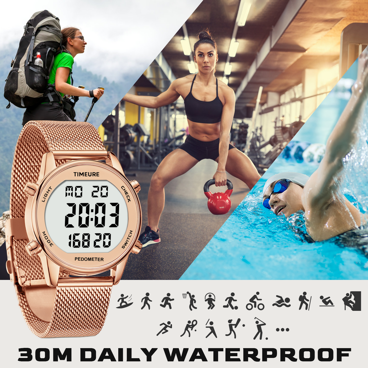 Stepli Pedometer Watch