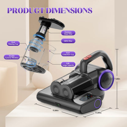 NestPure Cordless Mattress Vacuum Cleaner
